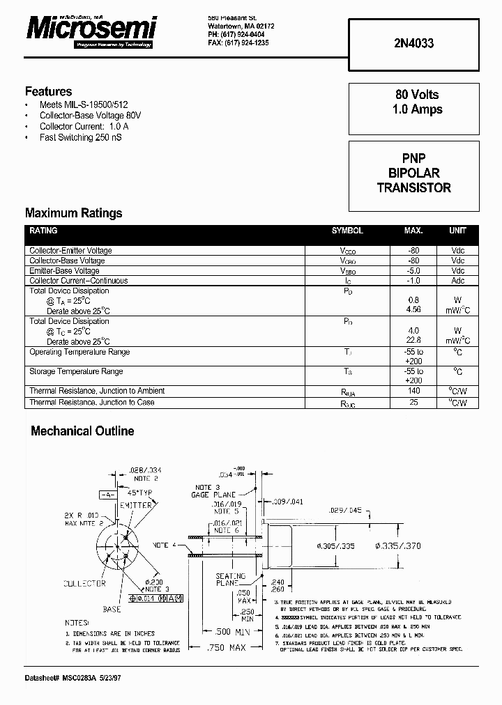 2N4033_547615.PDF Datasheet