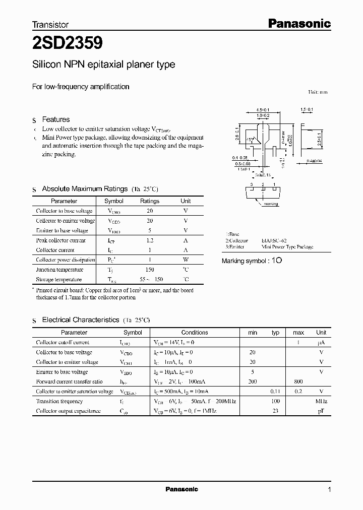 2SD2359_540275.PDF Datasheet