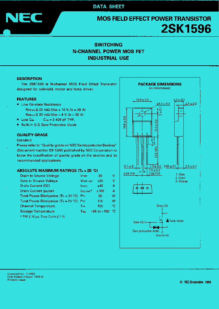 2SK1596_516838.PDF Datasheet