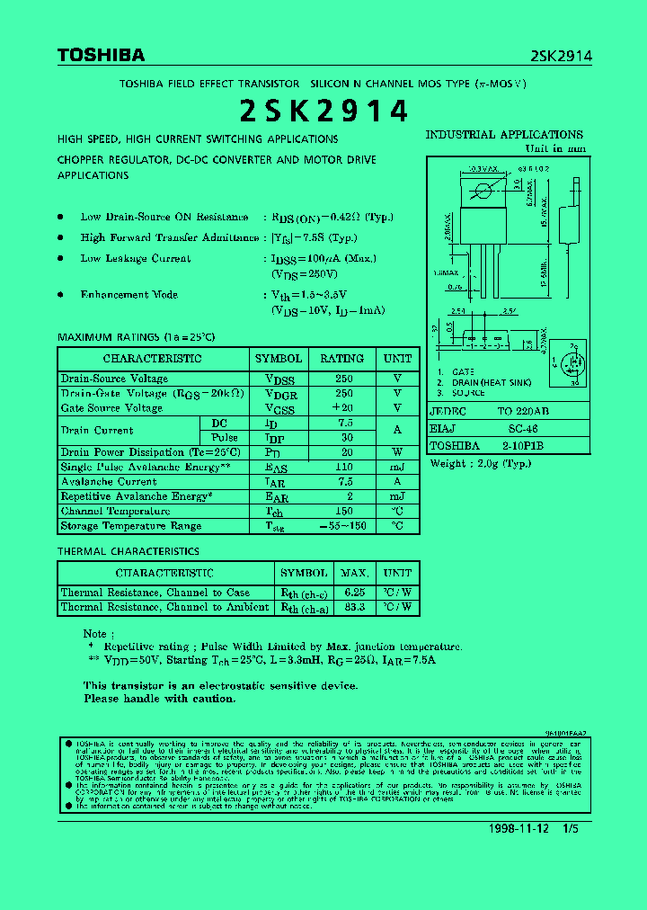 2SK2914_543853.PDF Datasheet