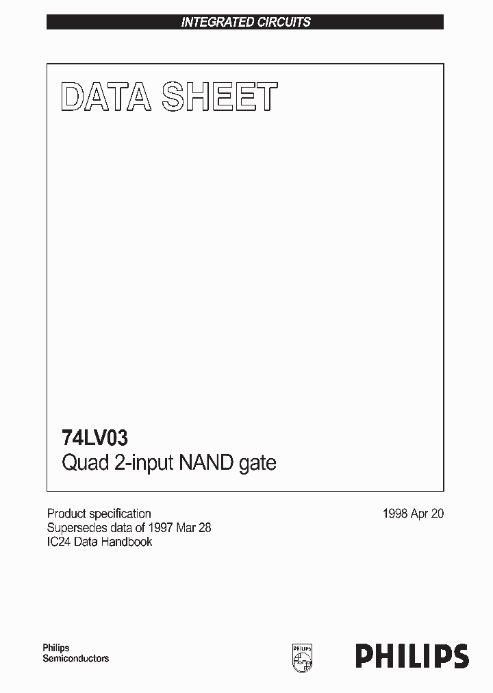 74LV03_500927.PDF Datasheet