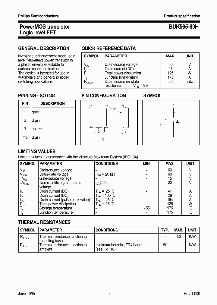 BUK565-60H_533664.PDF Datasheet