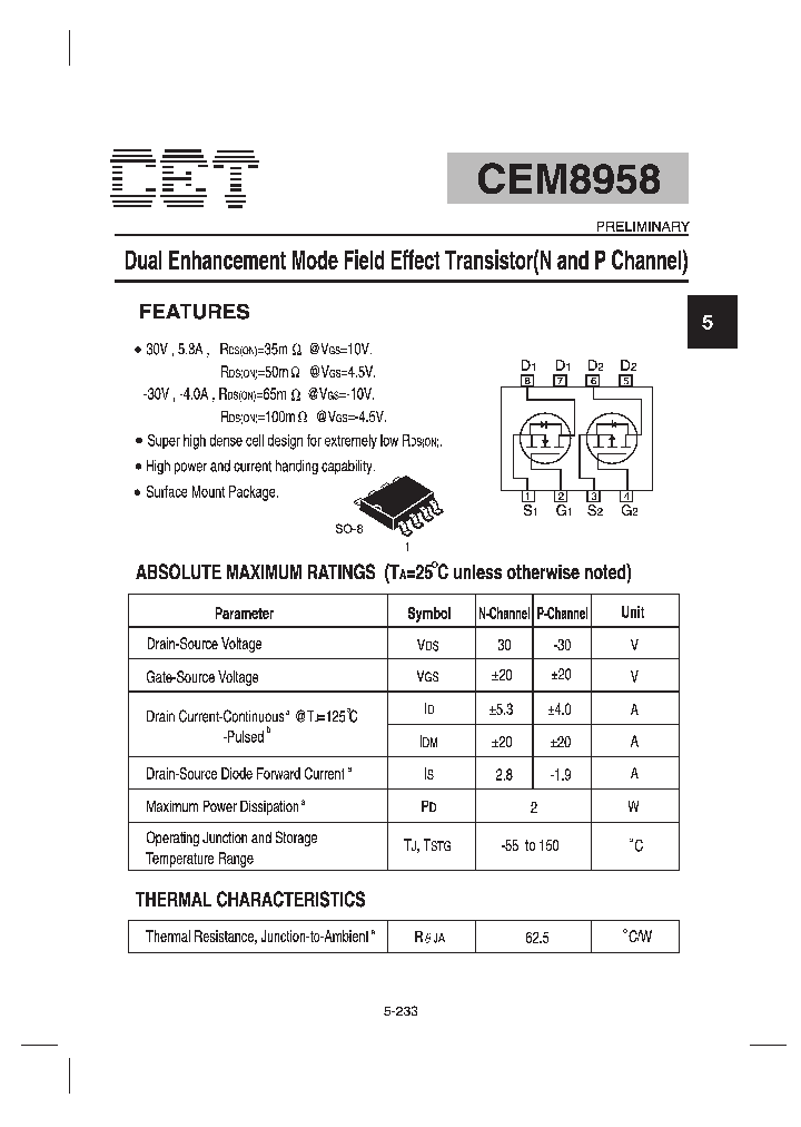 CEM8958_507423.PDF Datasheet