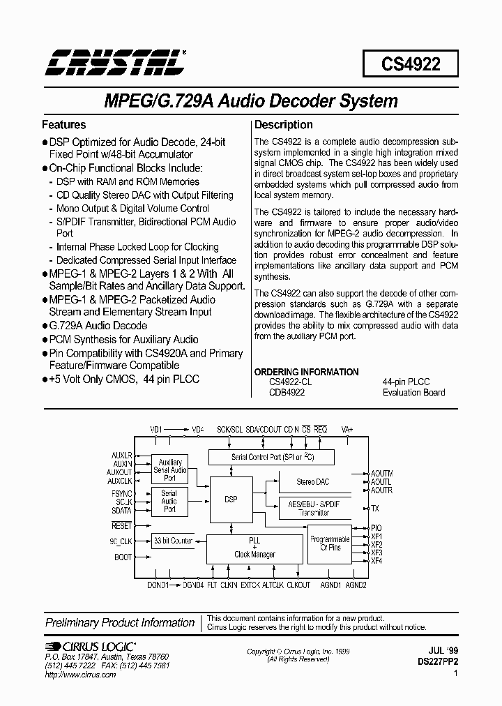 CS4922_533667.PDF Datasheet