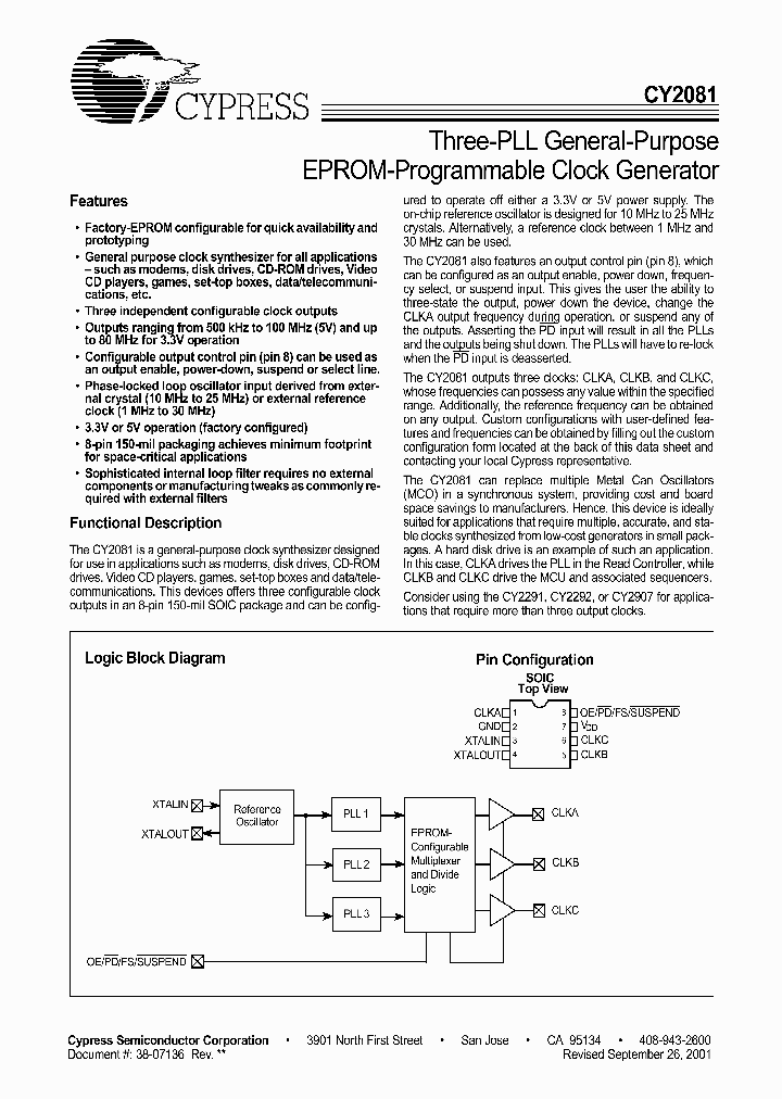 CY2081_511621.PDF Datasheet