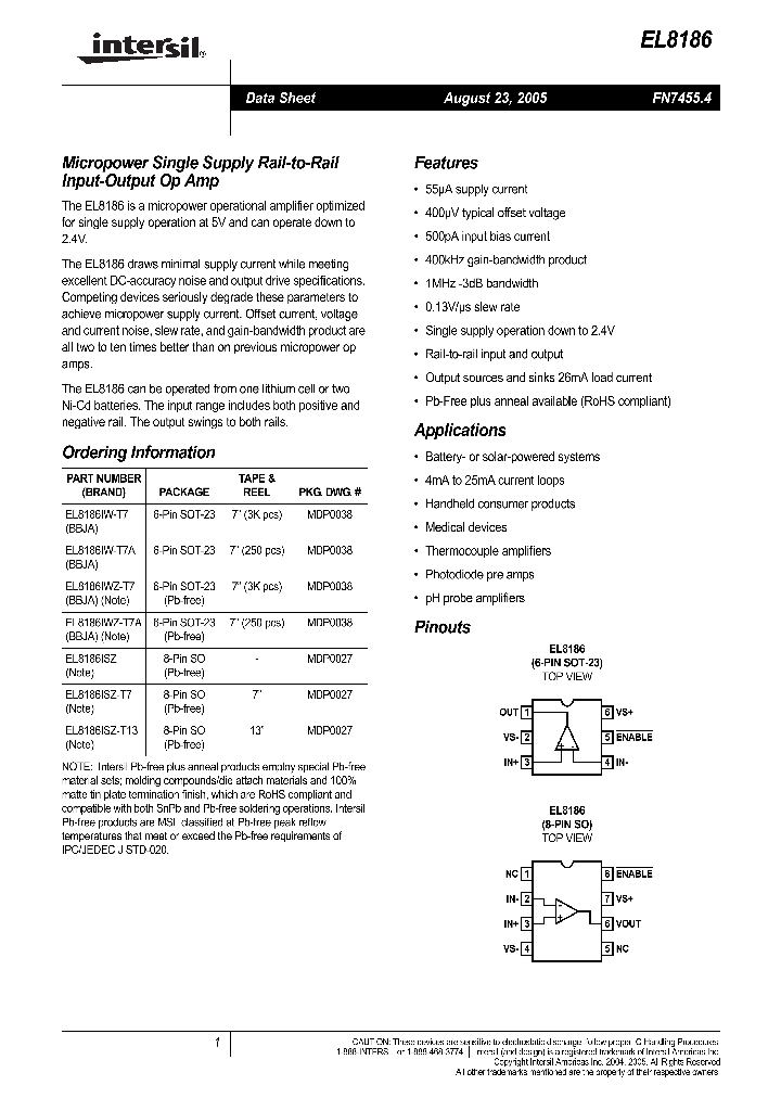 EL8186_555937.PDF Datasheet