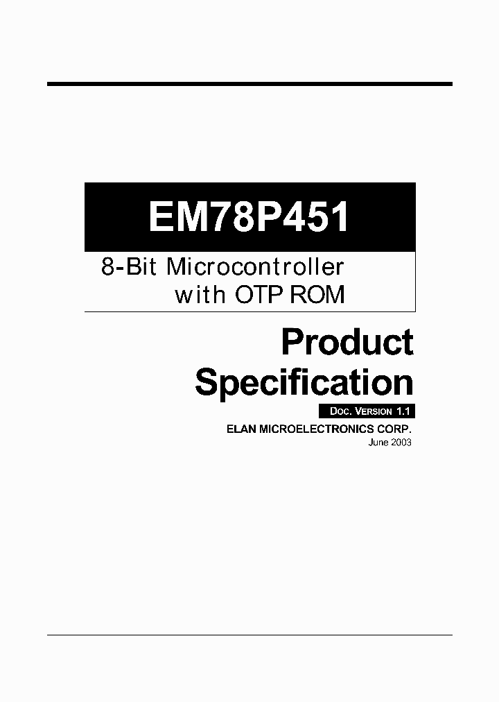 EM78P451_517950.PDF Datasheet