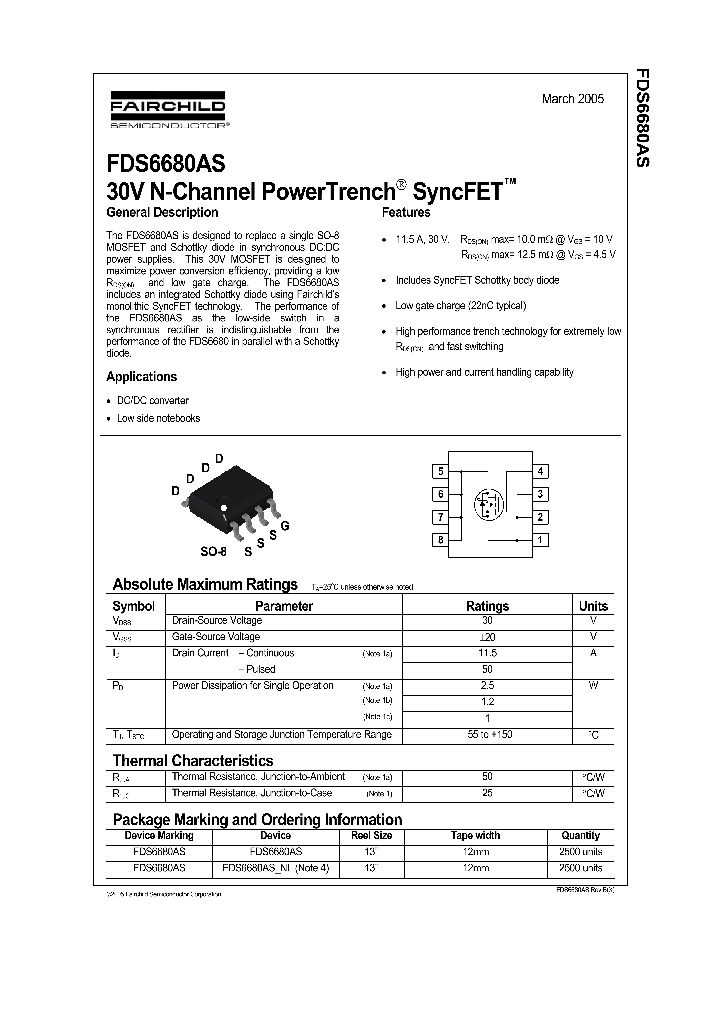 FDS6680AS_551414.PDF Datasheet