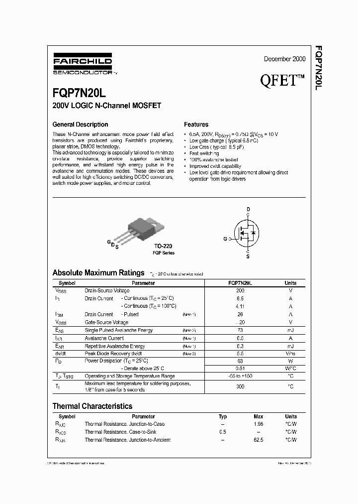 FQP7N20L_503816.PDF Datasheet