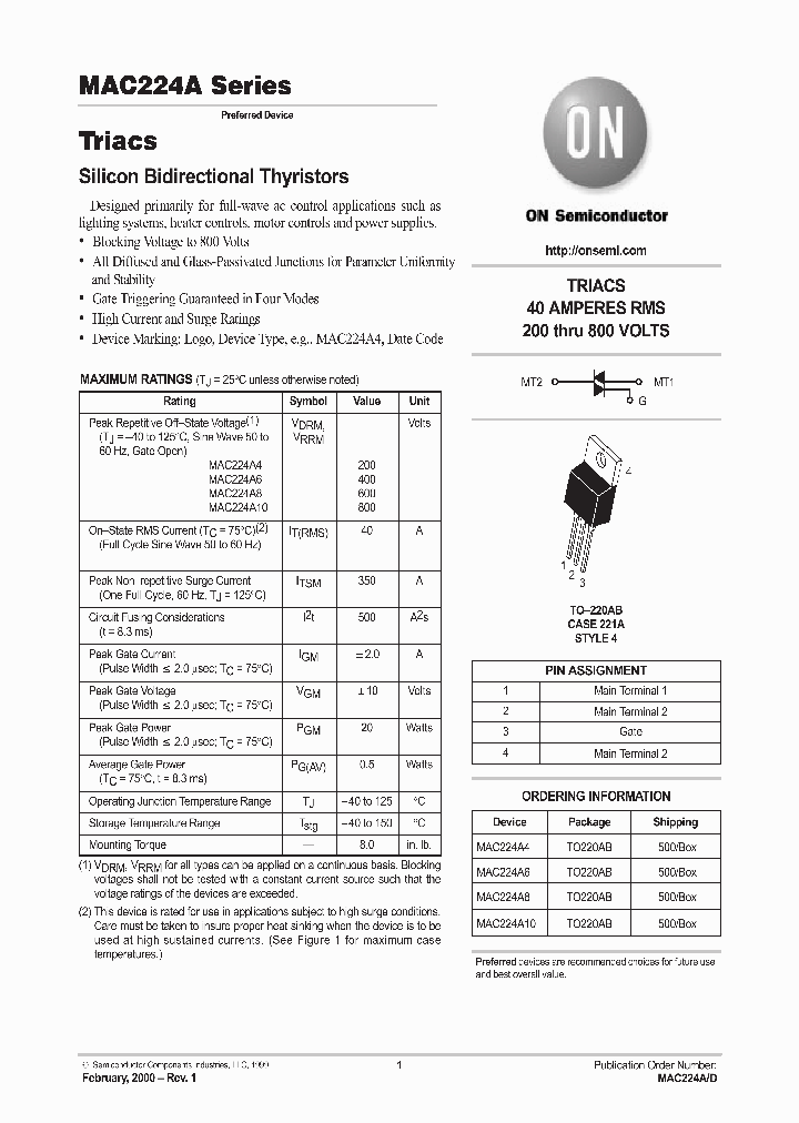 MAC224A_520705.PDF Datasheet