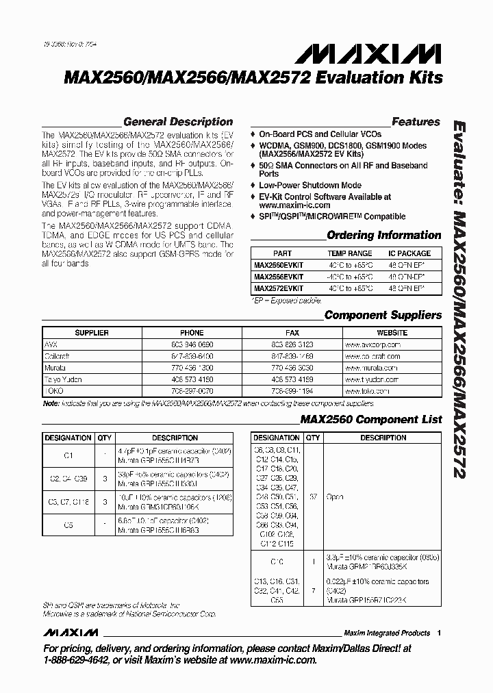 MAX2560_516849.PDF Datasheet