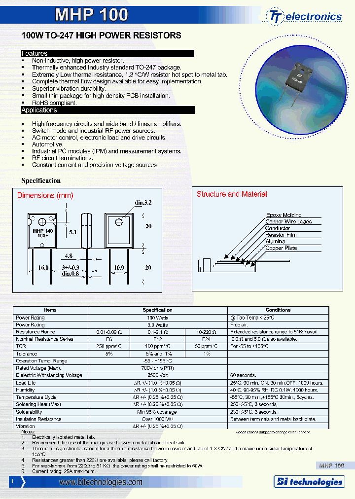 MHP100_502111.PDF Datasheet