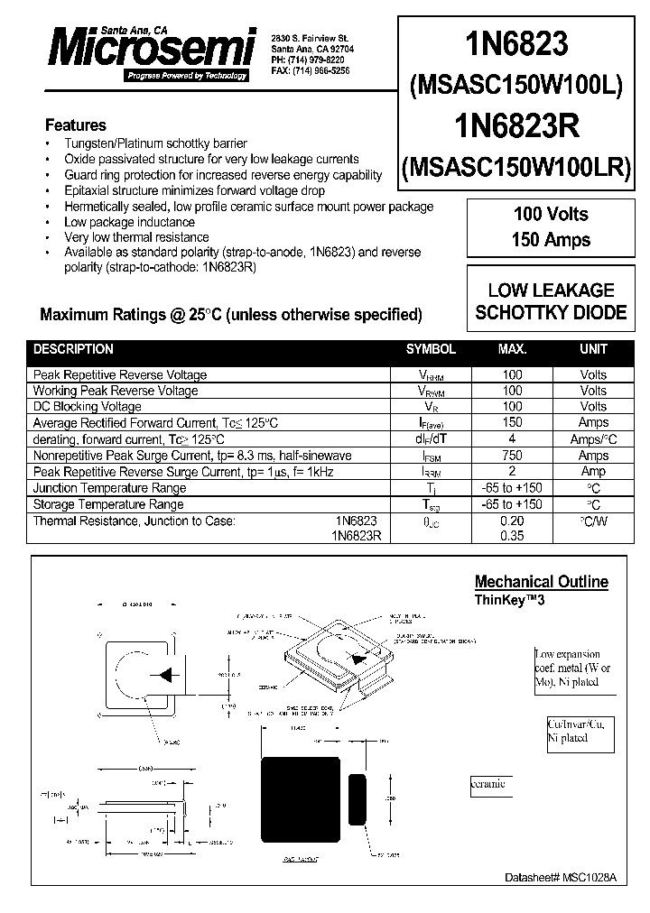 MSASC150W100L_520574.PDF Datasheet