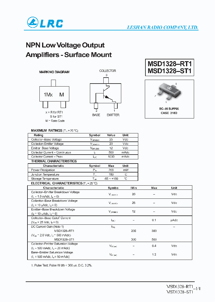 MSD1328-RT1_541172.PDF Datasheet
