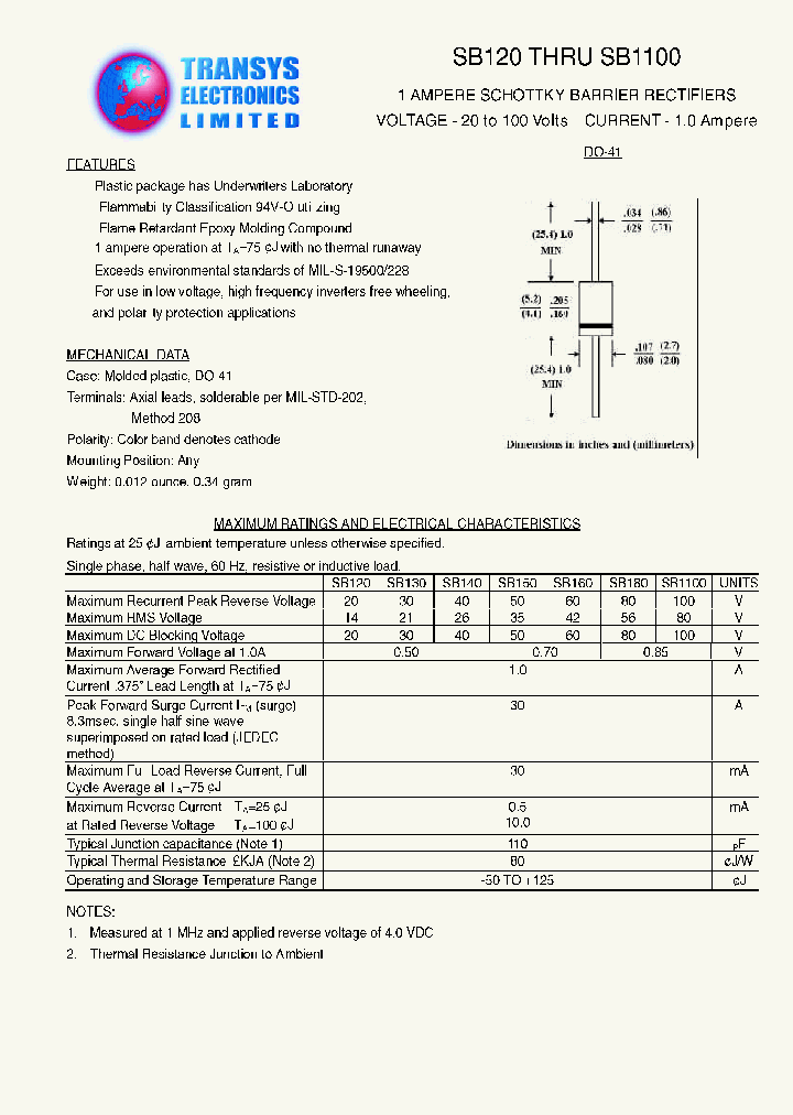 SB160_553331.PDF Datasheet