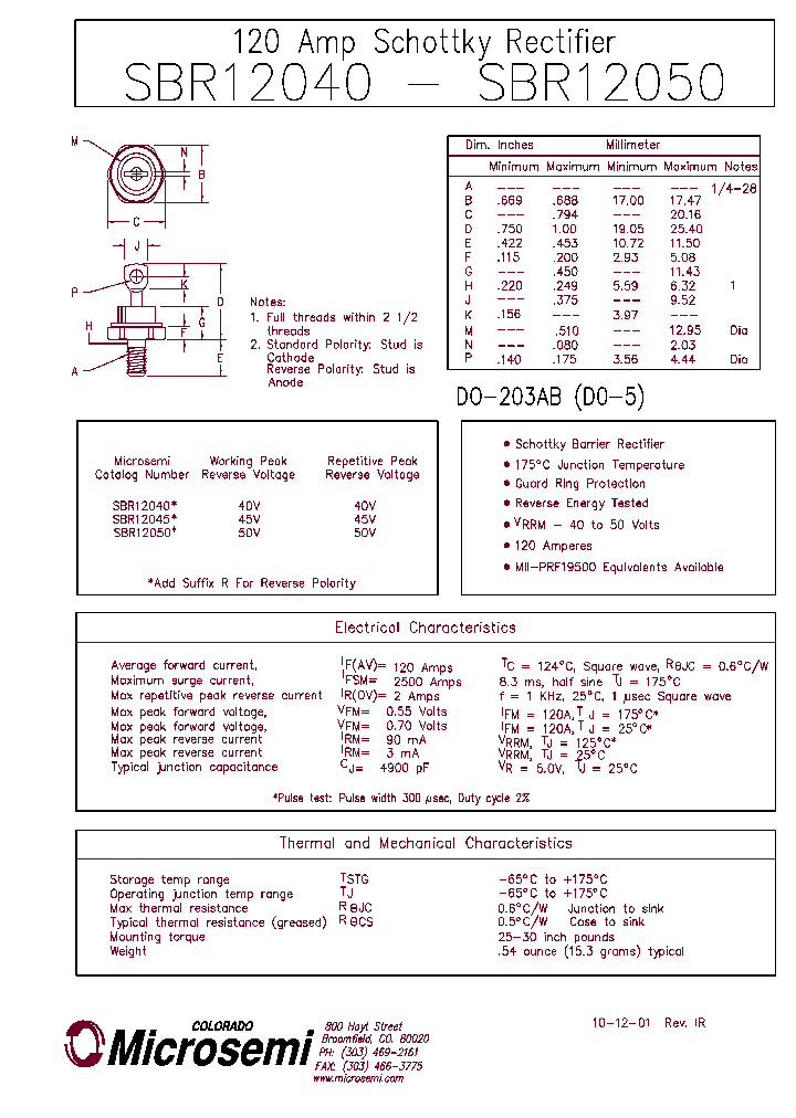 SBR12045_524998.PDF Datasheet