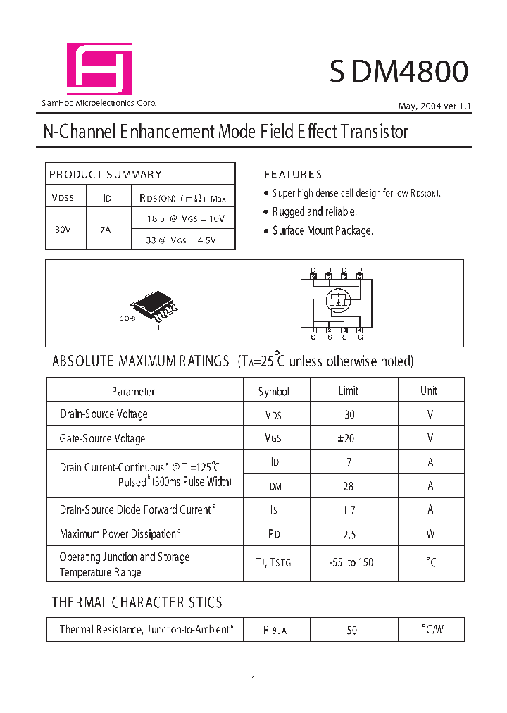 SDM4800_497155.PDF Datasheet