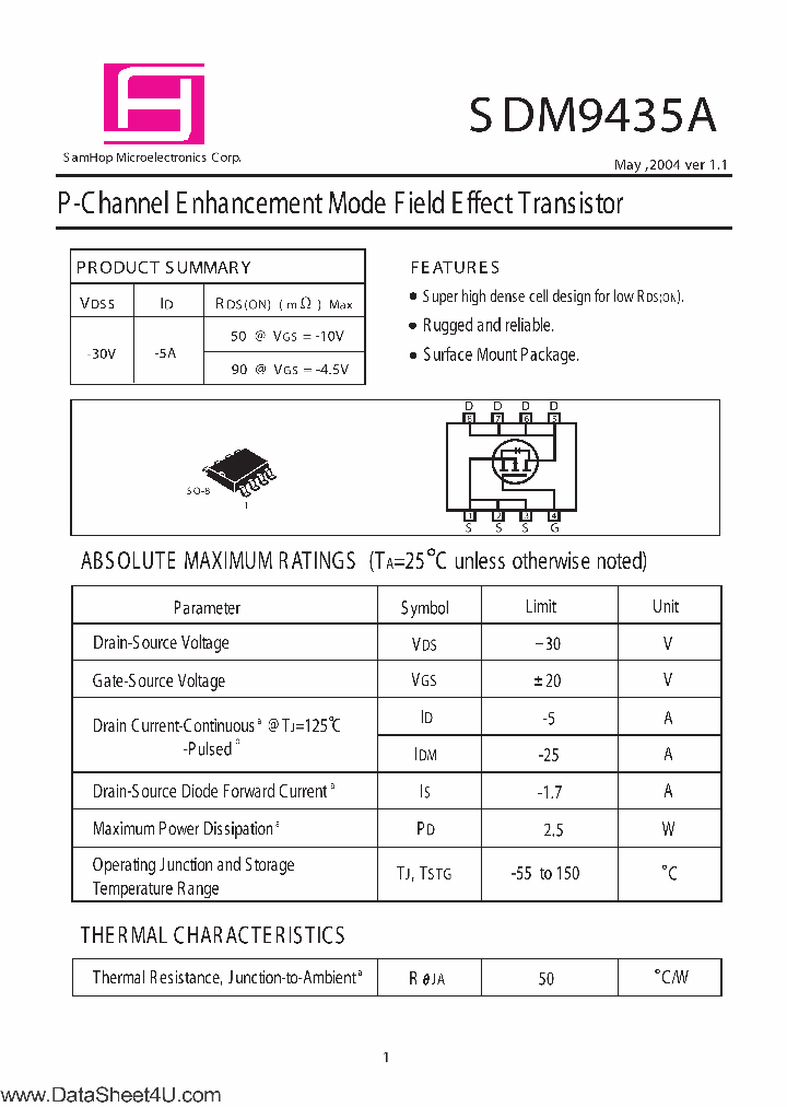 SDM9435A_530189.PDF Datasheet