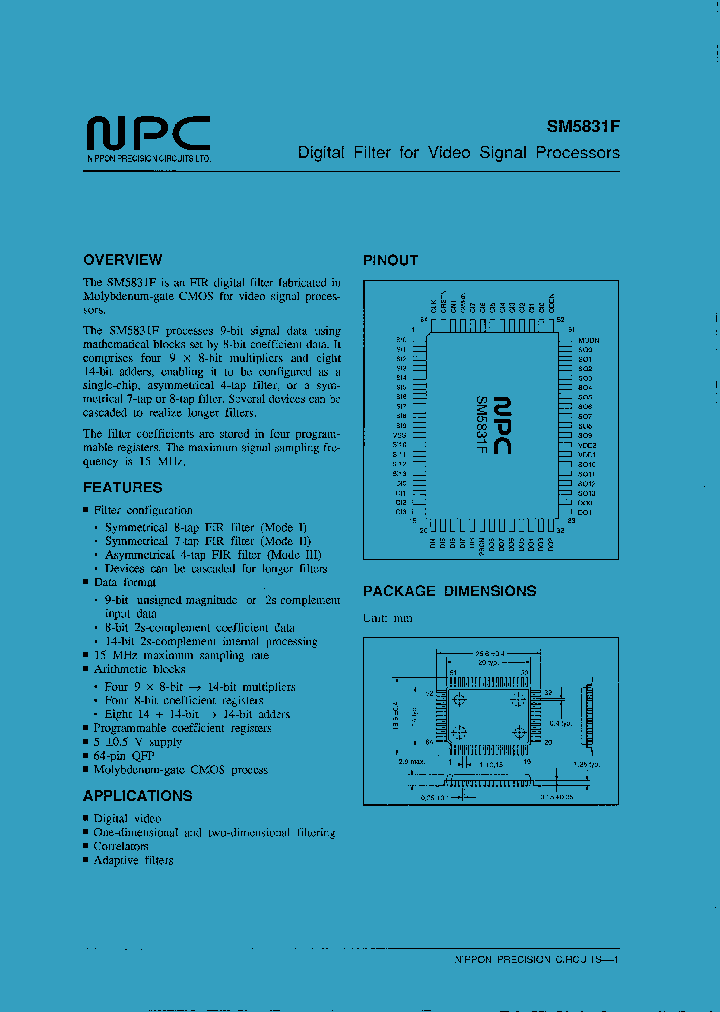 SM5831F_535311.PDF Datasheet