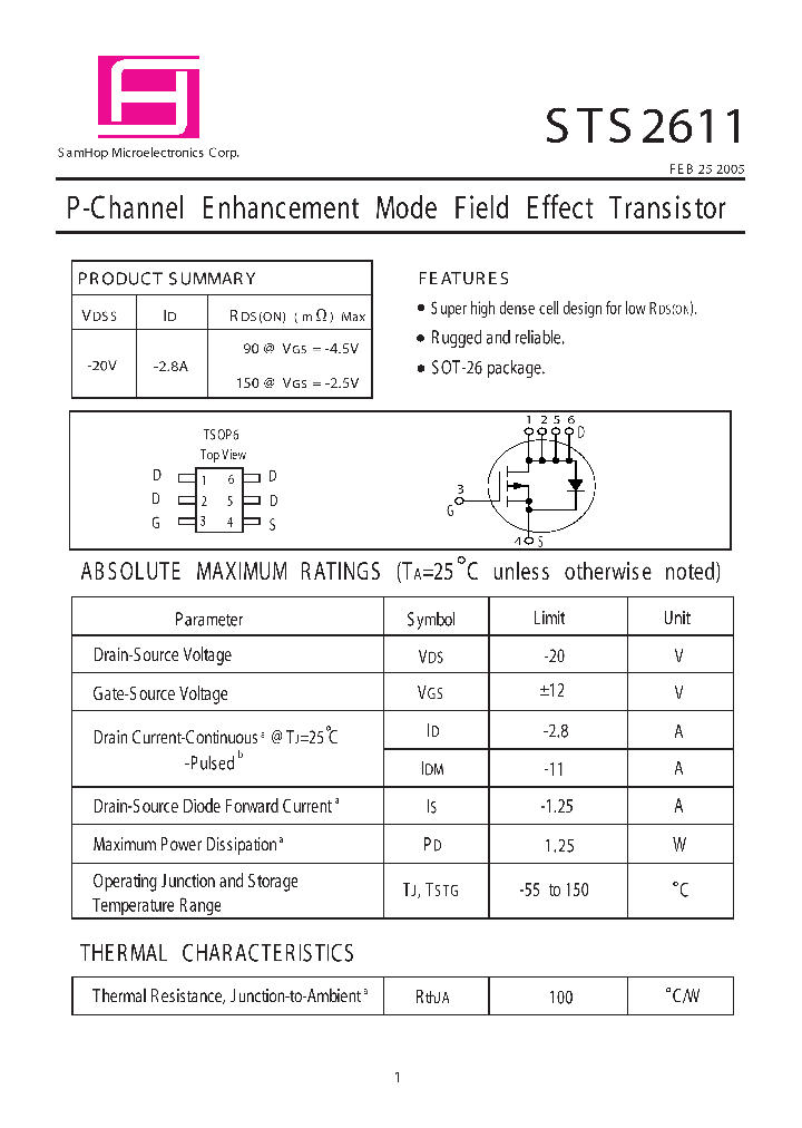 STS2611_493102.PDF Datasheet