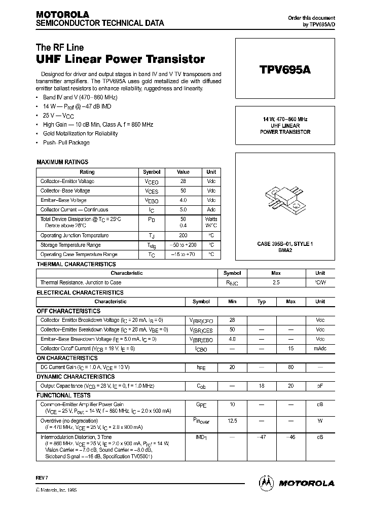 TPV695_552033.PDF Datasheet