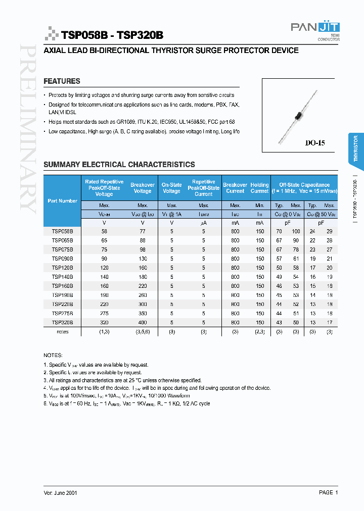 TSP140B_500332.PDF Datasheet