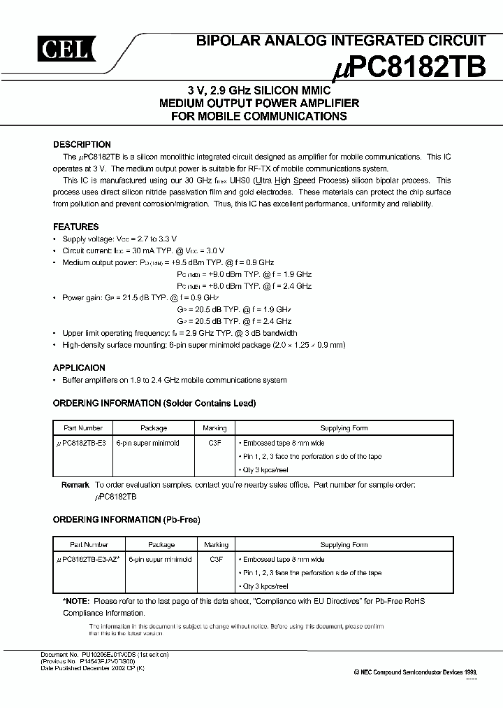 UPC8182TB-E3-AZ_554581.PDF Datasheet