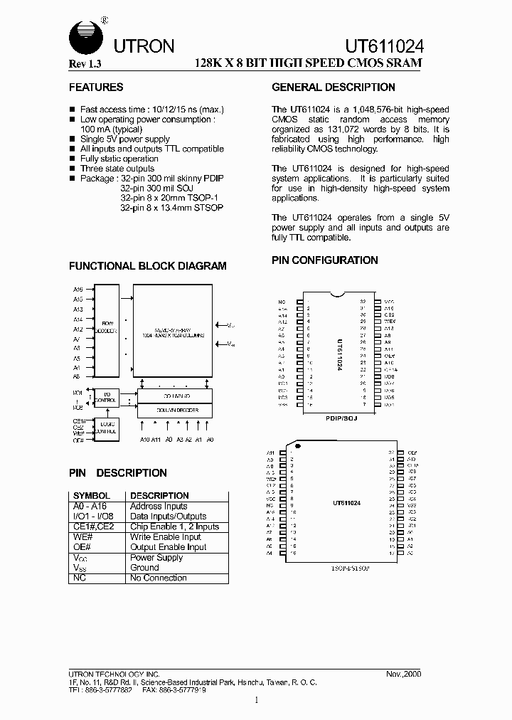 UT611024JC-15_538529.PDF Datasheet