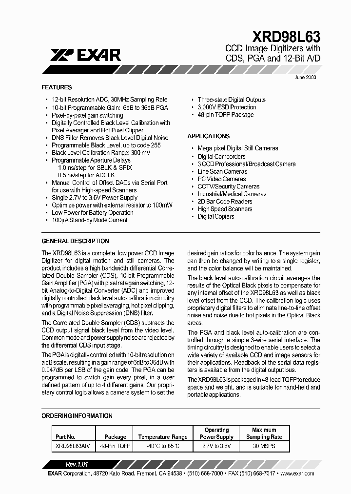 XRD98L63_530207.PDF Datasheet