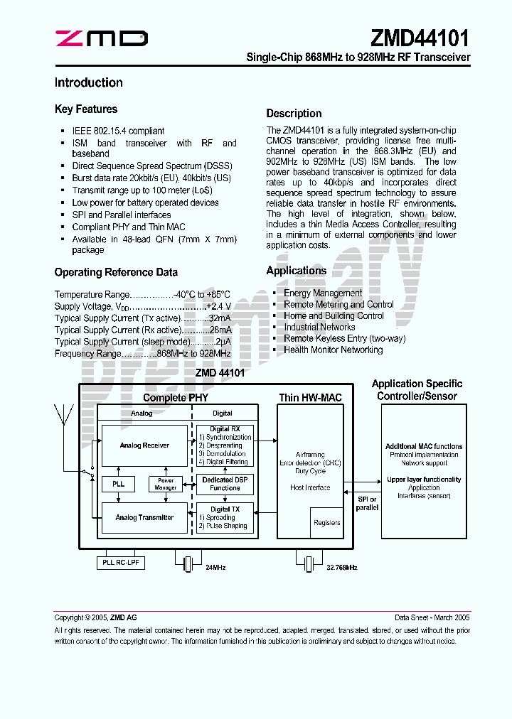 ZMD44101_509154.PDF Datasheet