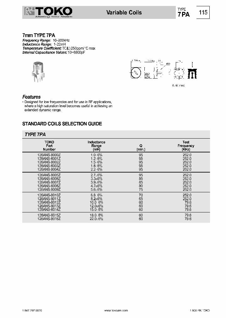 126ANS-8000Z_748572.PDF Datasheet