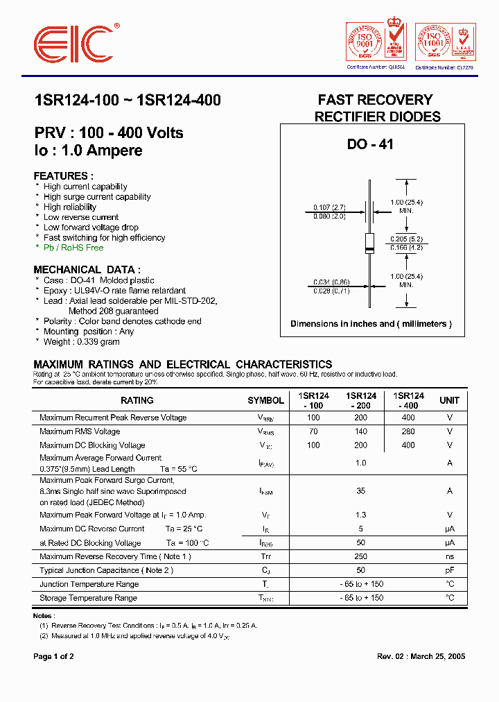 1SR124-100_632541.PDF Datasheet