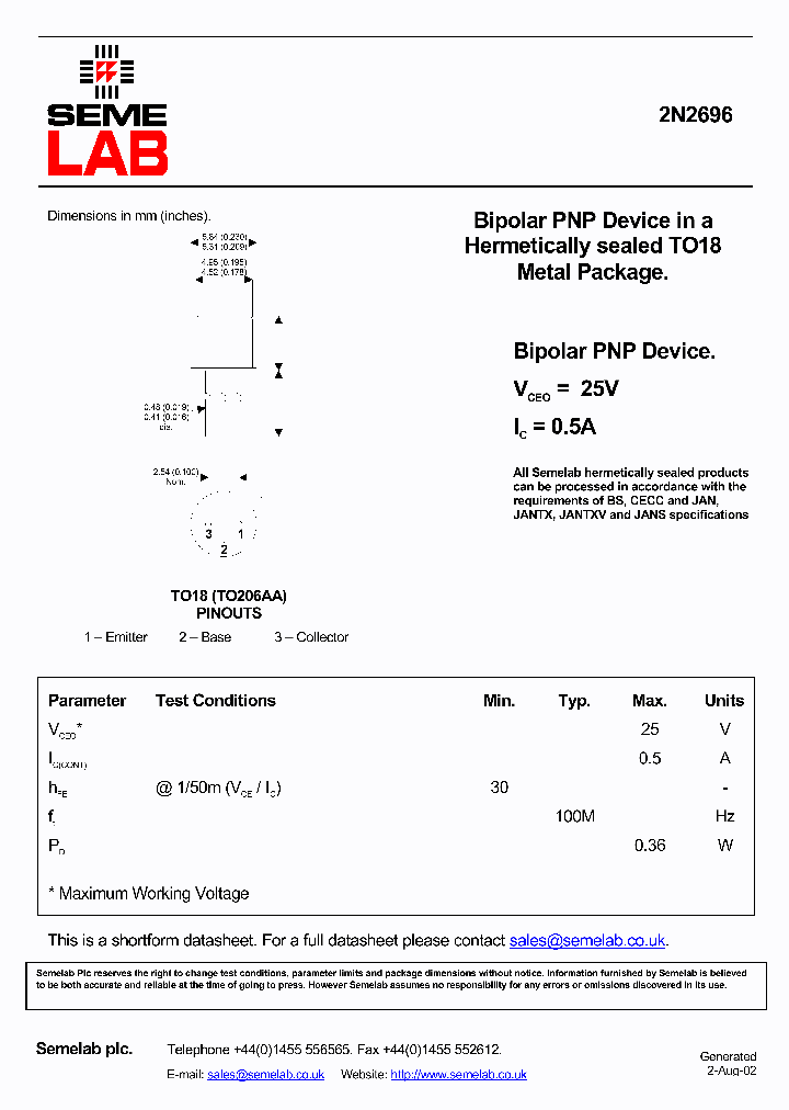 2N2696_630907.PDF Datasheet