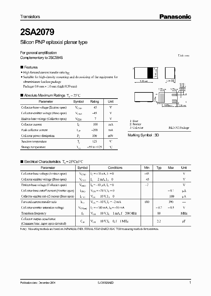 2SA2079_784487.PDF Datasheet