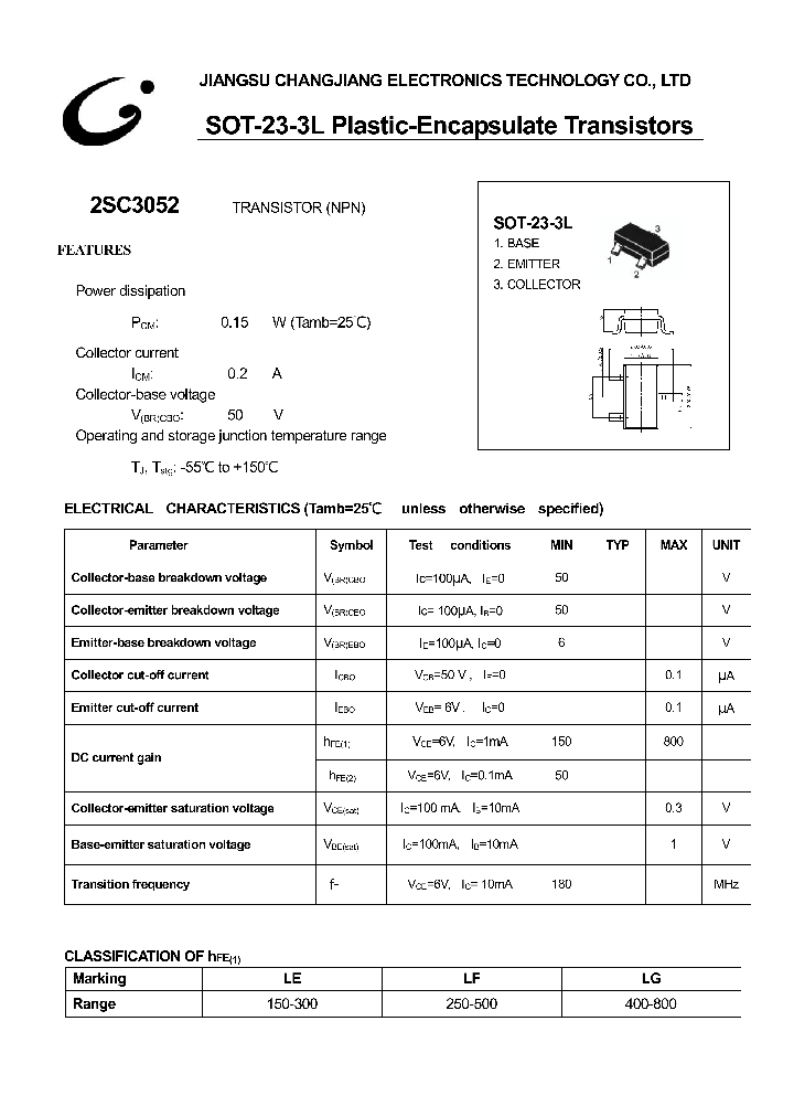 2SC3052-SOT-23-3L_741847.PDF Datasheet