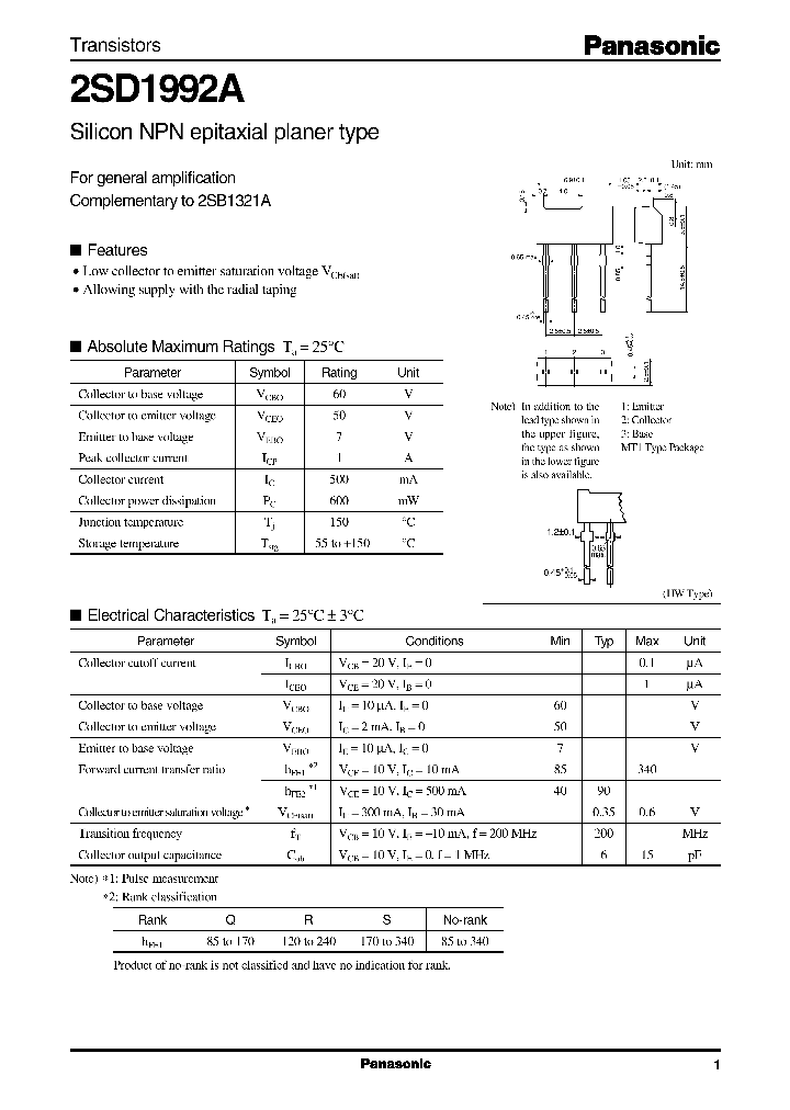 2SD1992A_757256.PDF Datasheet