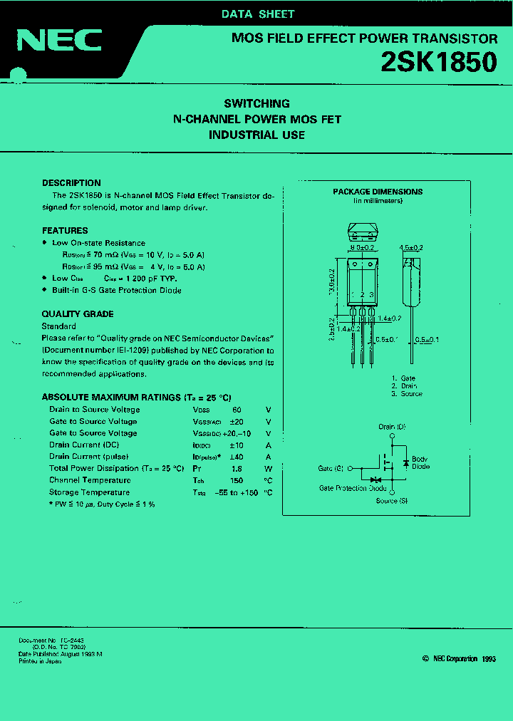 2SK1850_772213.PDF Datasheet