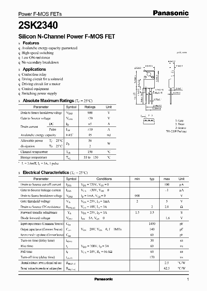 2SK2340_762666.PDF Datasheet