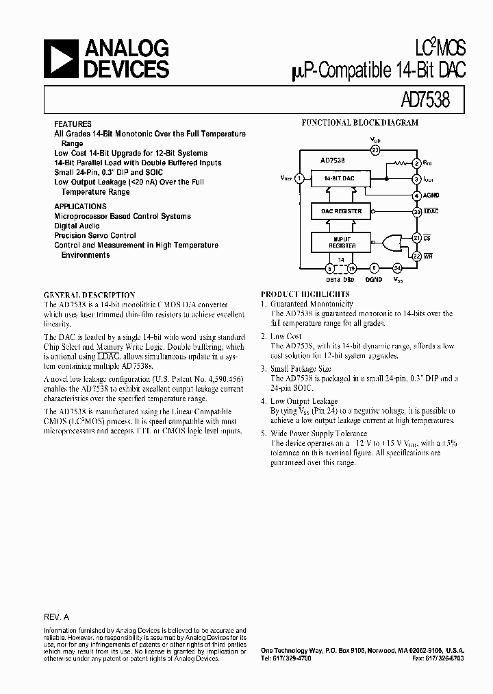 AD7538AQ_79992.PDF Datasheet