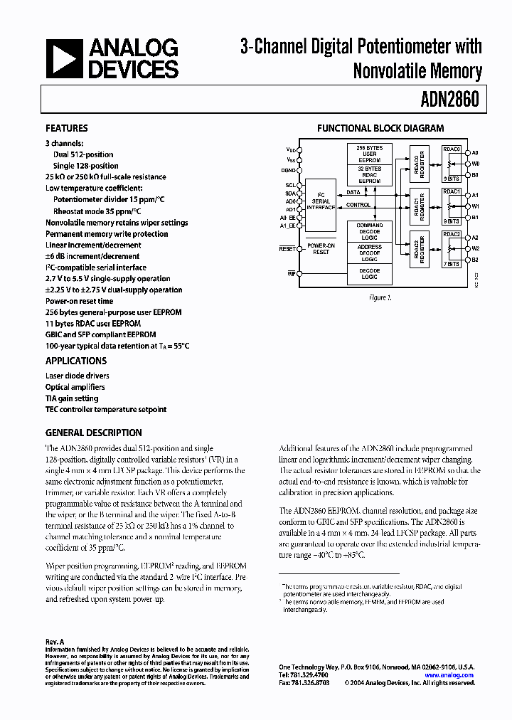 ADN2860ACPZ25-RL7_636139.PDF Datasheet