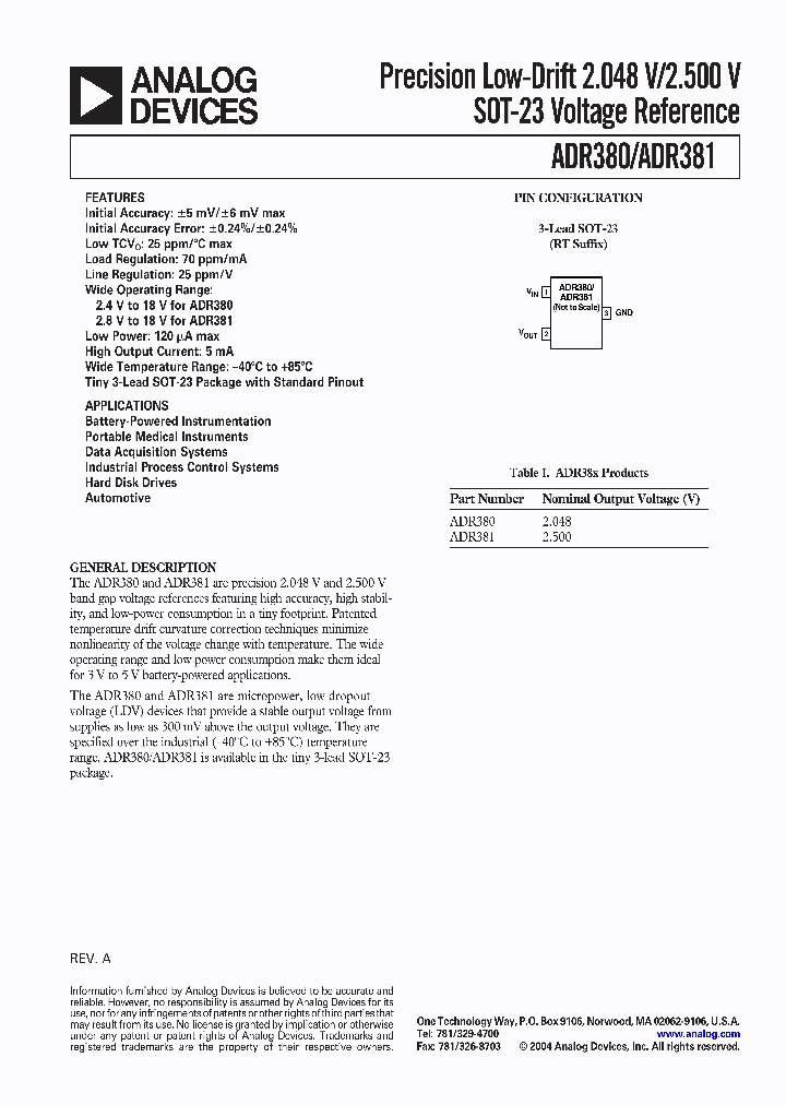 ADR381ART-R2_603421.PDF Datasheet