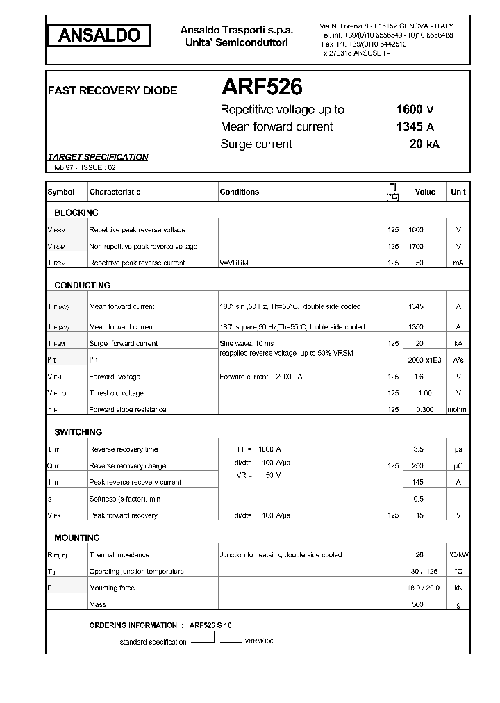 ARF526_646216.PDF Datasheet