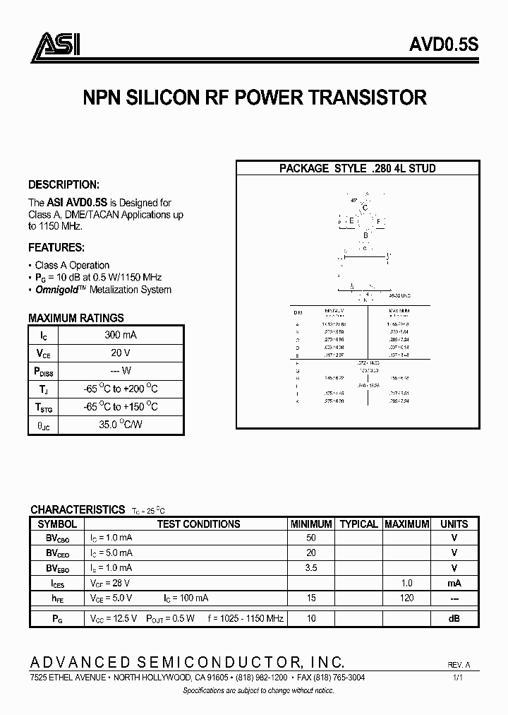 AVD05S_649118.PDF Datasheet