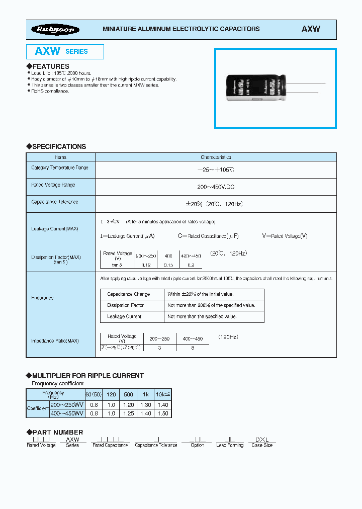 AXW_622301.PDF Datasheet
