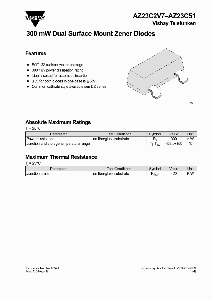 AZ23C3V0_734853.PDF Datasheet