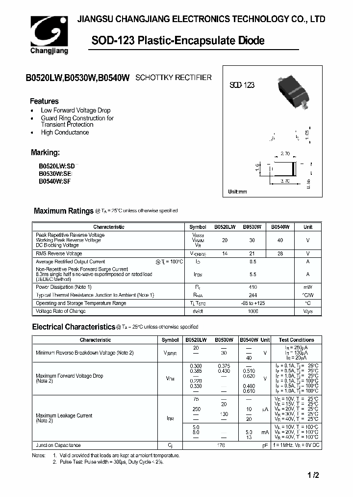 B0530W_615919.PDF Datasheet