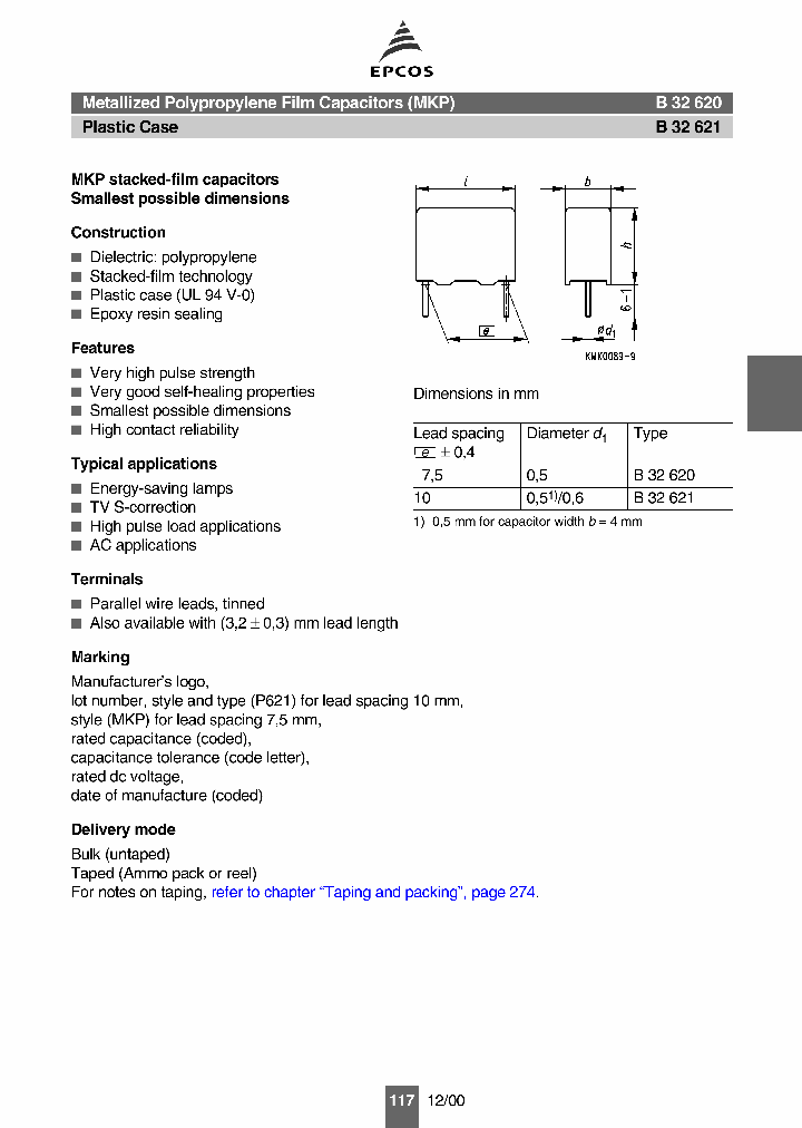 B32620-A152_697214.PDF Datasheet