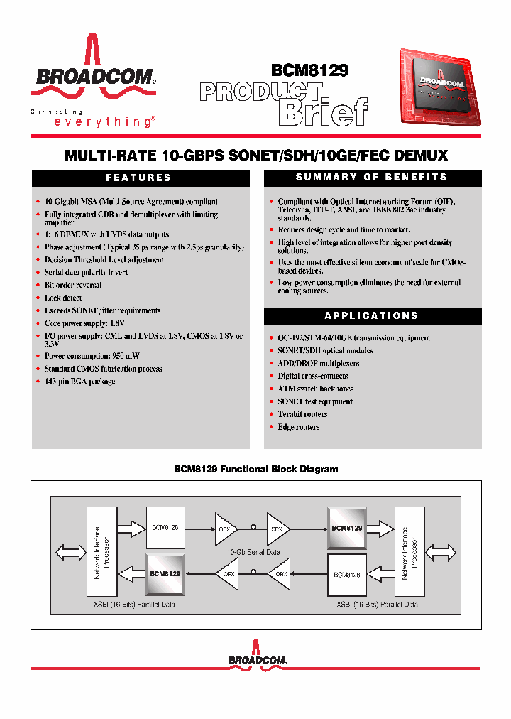 BCM8129_758898.PDF Datasheet