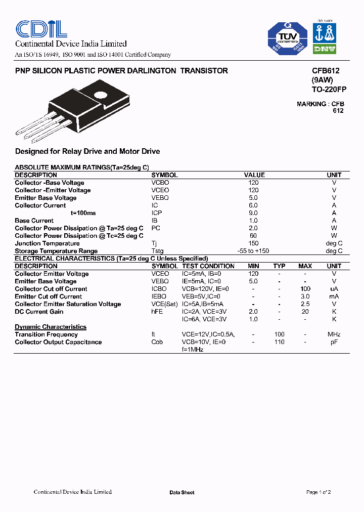 CFB612_634729.PDF Datasheet