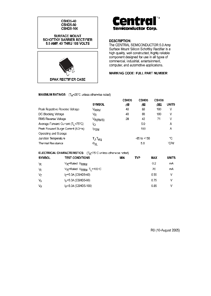 CSHD5-40_635667.PDF Datasheet